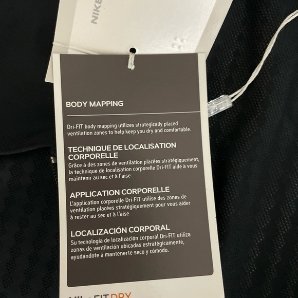 Nike Golf Women’s FITDRY Short Sleeve Shirt Quarter Zip Size L Black Mesh NWT - Picture 5 of 8